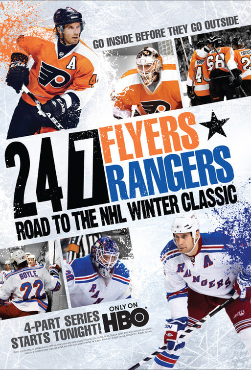 1000 piece jigsaw puzzle for tv poster: 24/7: Flyers/Rangers - Road to the NHL Winter Classic