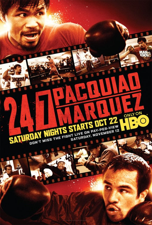 1000 piece jigsaw puzzle for tv poster: 24/7 Pacquiao vs Marquez
