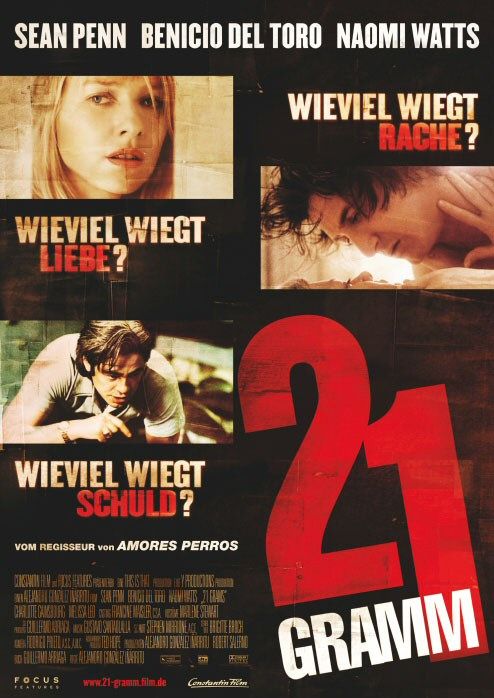 the movie poster: 21 Grams (2003) ver6