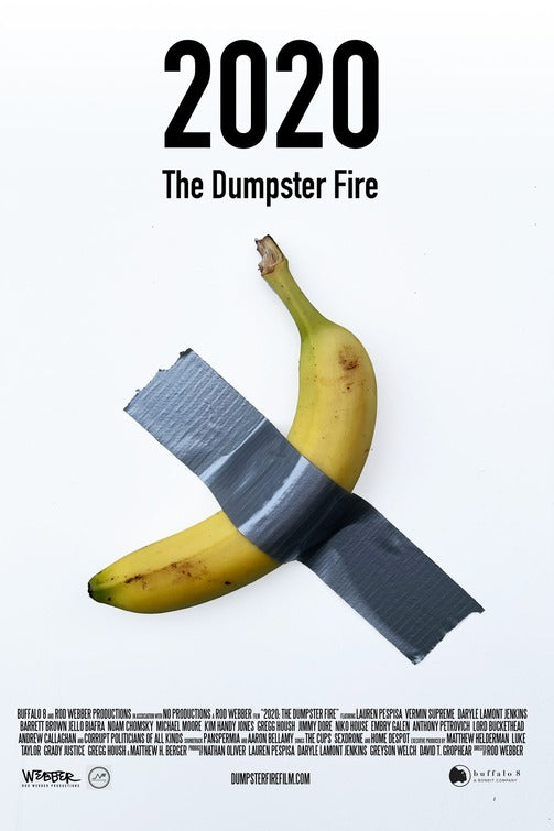 1000 piece jigsaw puzzle for the movie poster: 2020: The Dumpster Fire (2021)
