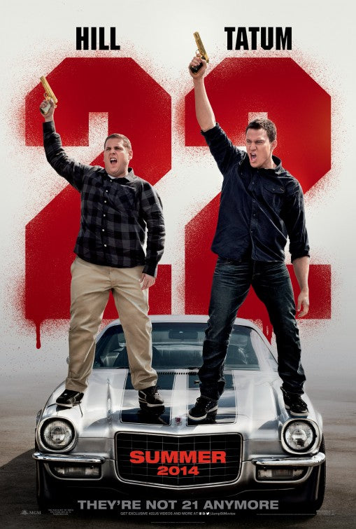 1000 piece jigsaw puzzle for the movie poster: 22 Jump Street (2014)