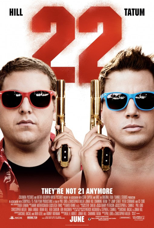 1000 piece jigsaw puzzle for the movie poster: 22 Jump Street (2014) ver2