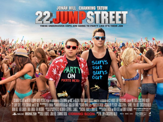 1000 piece jigsaw puzzle for the movie poster: 22 Jump Street (2014) ver3