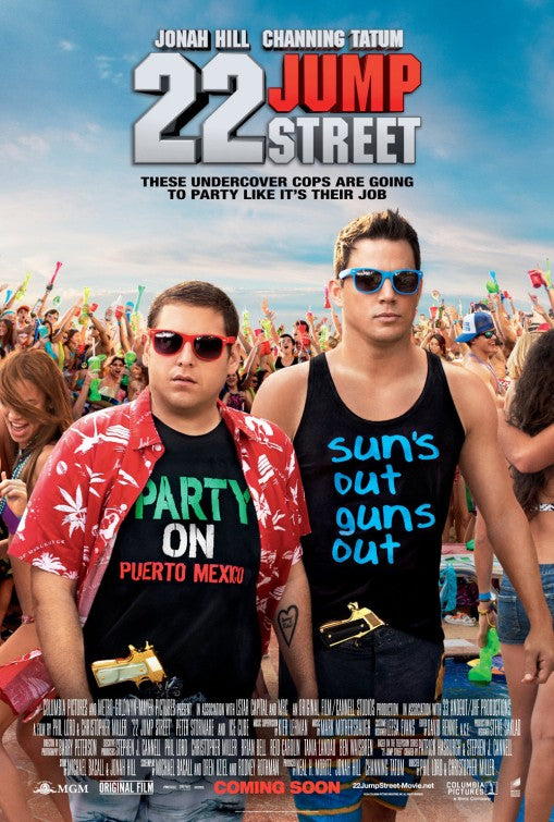 1000 piece jigsaw puzzle for the movie poster: 22 Jump Street (2014) ver4
