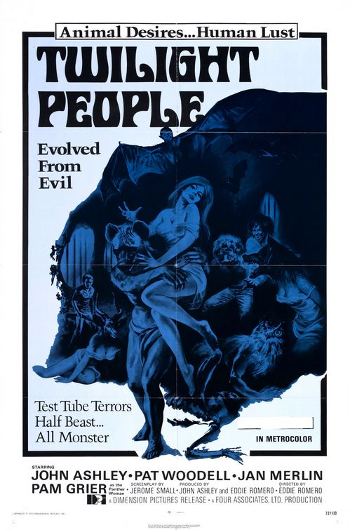 the movie poster: The Twilight People (1973)