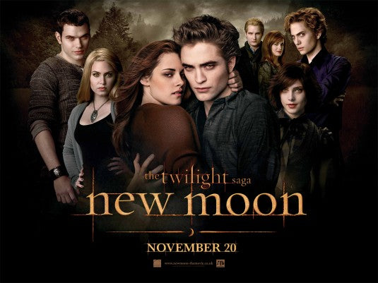 1000 piece jigsaw puzzle for the movie poster: The Twilight Saga: New Moon (2009) ver11