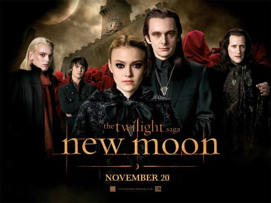 1000 piece jigsaw puzzle for the movie poster: The Twilight Saga: New Moon (2009) ver13