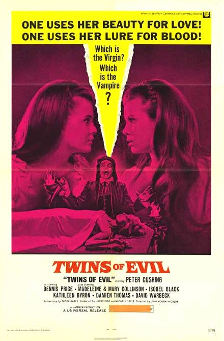 the movie poster: Twins of Evil (1972)