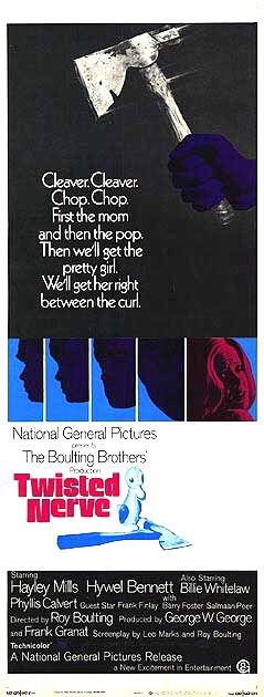 the movie poster: Twisted Nerve (1969) ver2