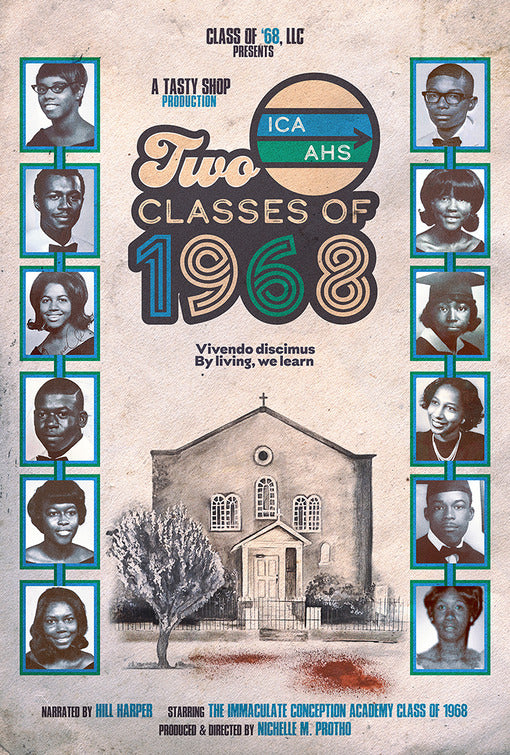 1000 piece jigsaw puzzle for the movie poster: The Two Classes of 1968 (2021)