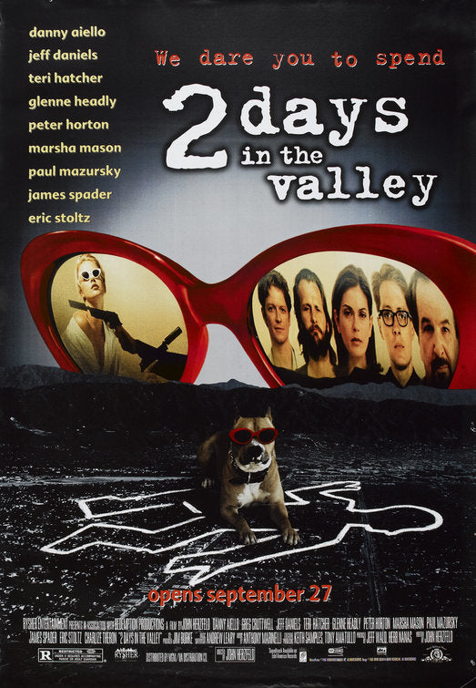 the movie poster: 2 Days In The Valley (1996) ver1