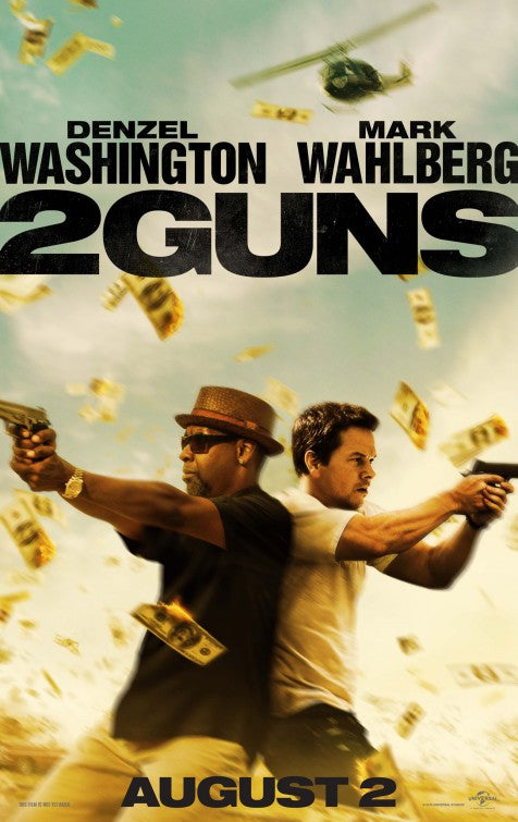 1000 piece jigsaw puzzle for the movie poster: 2 Guns (2013)