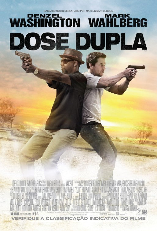 1000 piece jigsaw puzzle for the movie poster: 2 Guns (2013) ver3