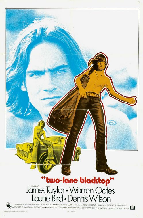 the movie poster: Two-Lane Blacktop (1971) ver2