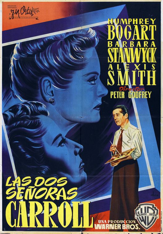 the movie poster: The Two Mrs. Carrolls (1947) ver2