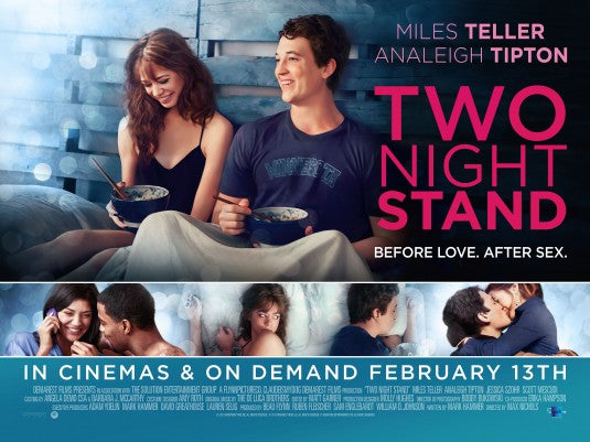 1000 piece jigsaw puzzle for the movie poster: Two Night Stand (2014) ver2