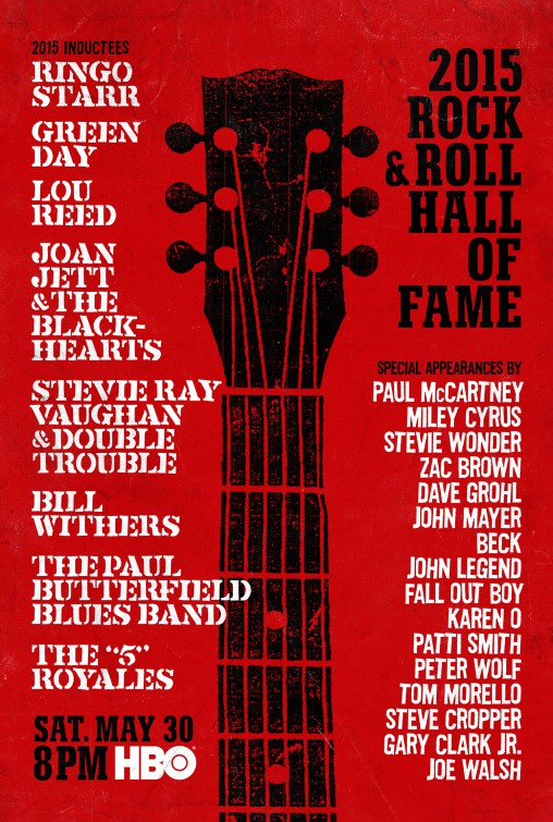 1000 piece jigsaw puzzle for tv poster: 2015 Rock & Roll Hall of Fame