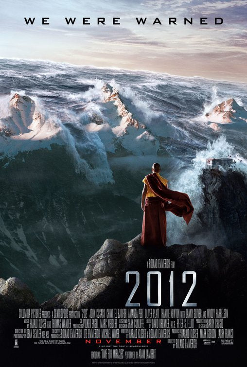 1000 piece jigsaw puzzle for the movie poster: 2012 (2009) ver6