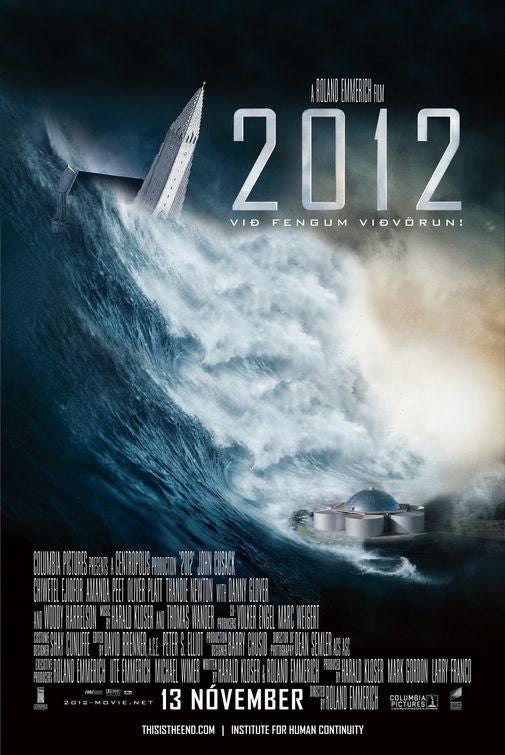 1000 piece jigsaw puzzle for the movie poster: 2012 (2009) ver7