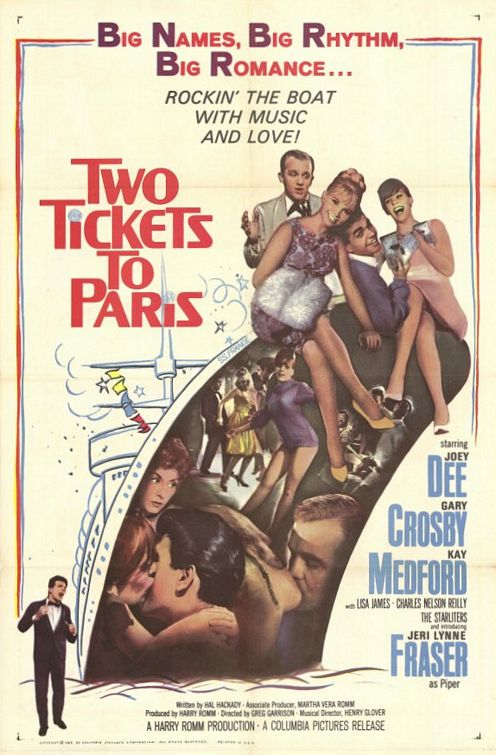 the movie poster: Two Tickets to Paris (1962)