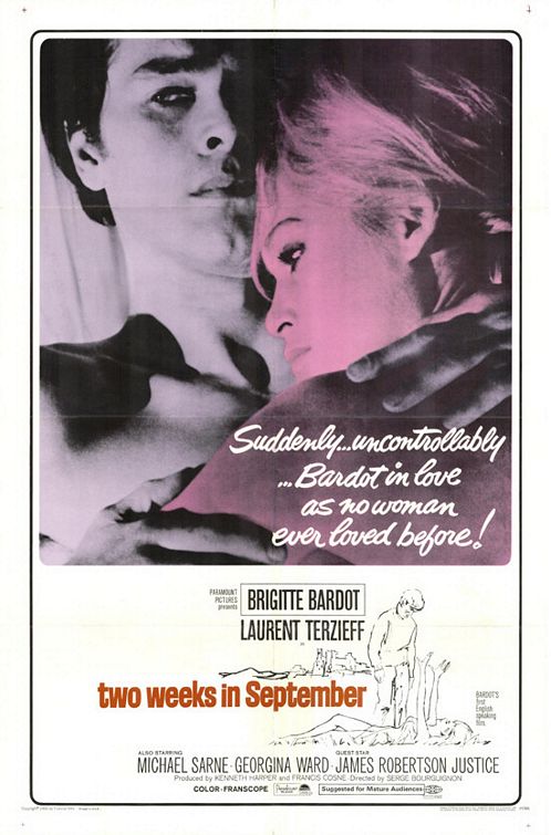 the movie poster: Two Weeks in September (1967)