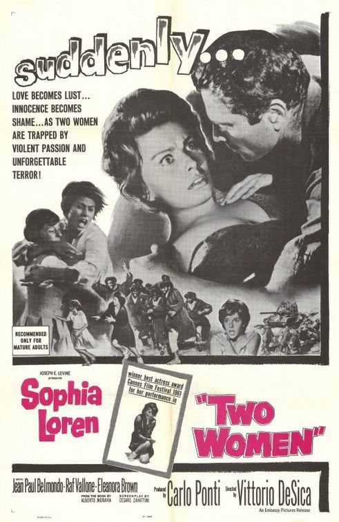 the movie poster: Two Women (1961)