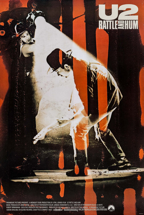 the movie poster: U2: Rattle and Hum (1988)