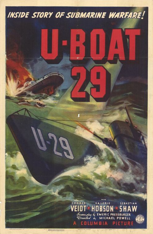 the movie poster: U-Boat 29 (1939)