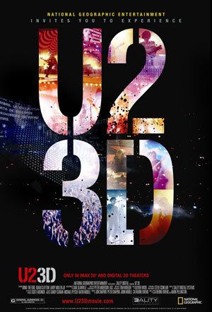 the movie poster: U2 3D (2008)