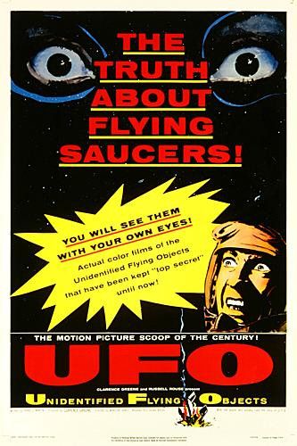 the movie poster: U.F.O. (1956)