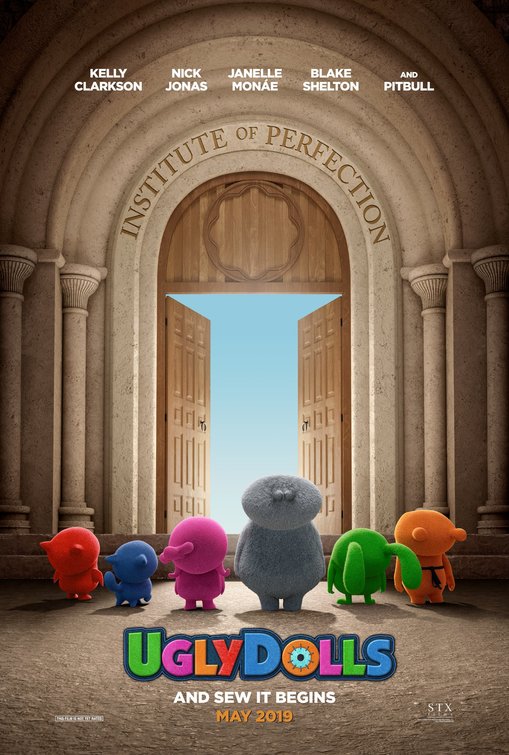 1000 piece jigsaw puzzle for the movie poster: Ugly Dolls (2019) ver2