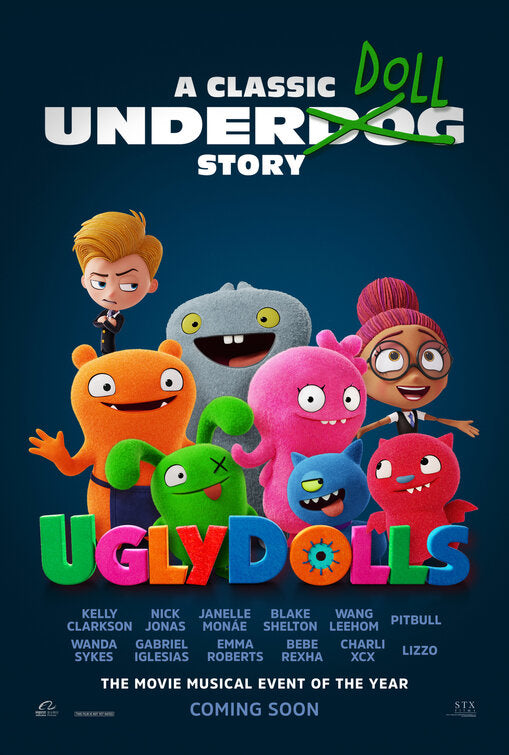 1000 piece jigsaw puzzle for the movie poster: Ugly Dolls (2019) ver9
