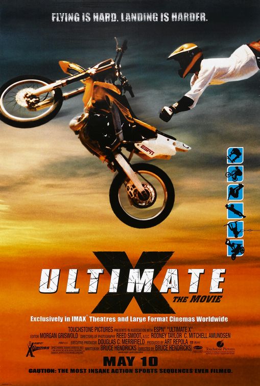 1000 piece jigsaw puzzle for the movie poster: Ultimate X (2002)