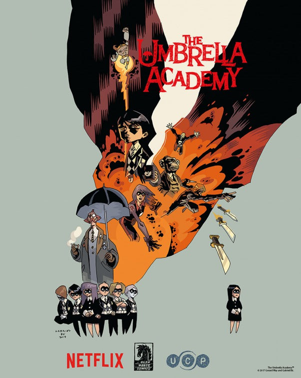 1000 piece jigsaw puzzle for tv poster: The Umbrella Academy