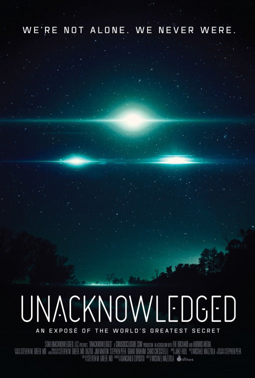 1000 piece jigsaw puzzle for the movie poster: Unacknowledged (2017)