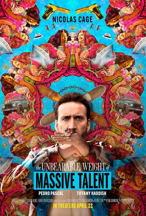 1000 piece jigsaw puzzle for the movie poster: The Unbearable Weight of Massive Talent (2022) ver3