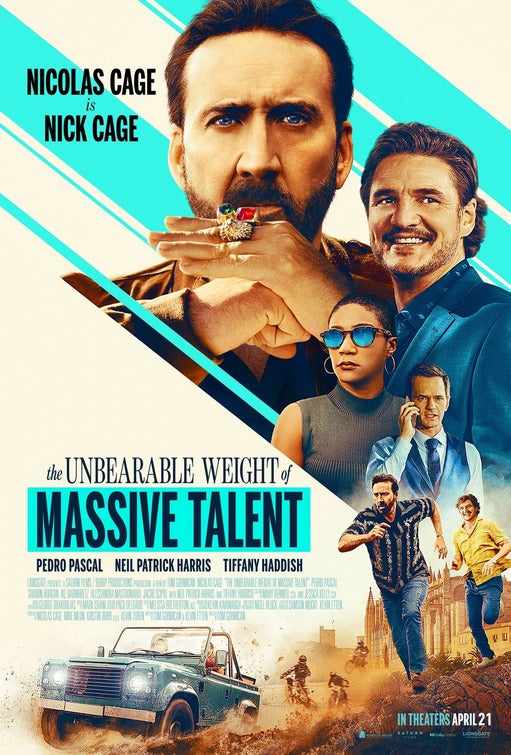 1000 piece jigsaw puzzle for the movie poster: The Unbearable Weight of Massive Talent (2022) ver5
