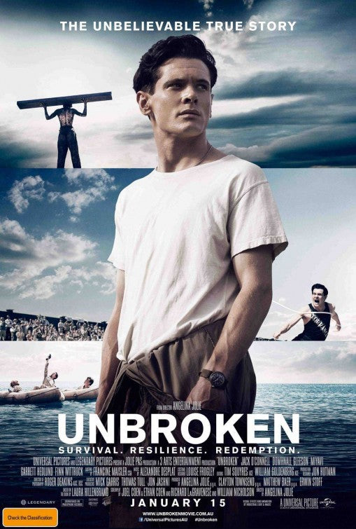 1000 piece jigsaw puzzle for the movie poster: Unbroken (2014) ver4