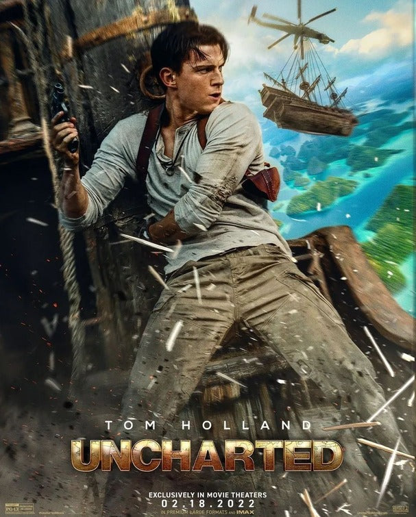 1000 piece jigsaw puzzle for the movie poster: Uncharted (2022) ver5