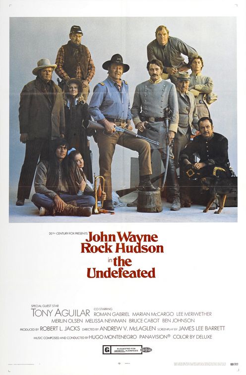 the movie poster: The Undefeated (1969)