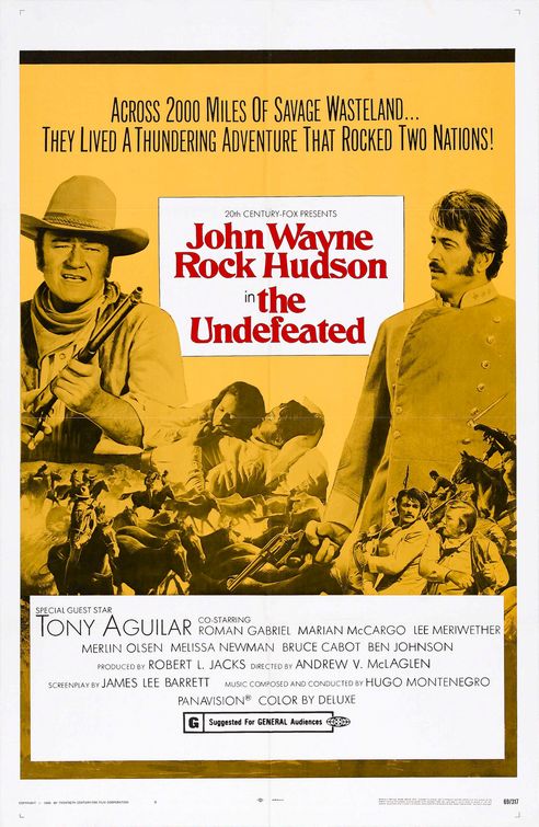 the movie poster: The Undefeated (1969) ver2