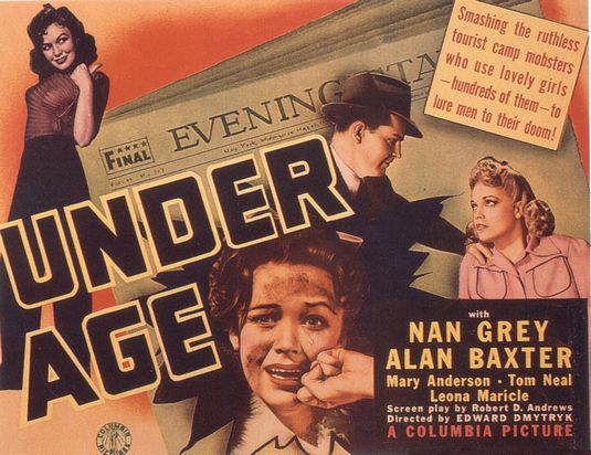 the movie poster: Under Age (1941)