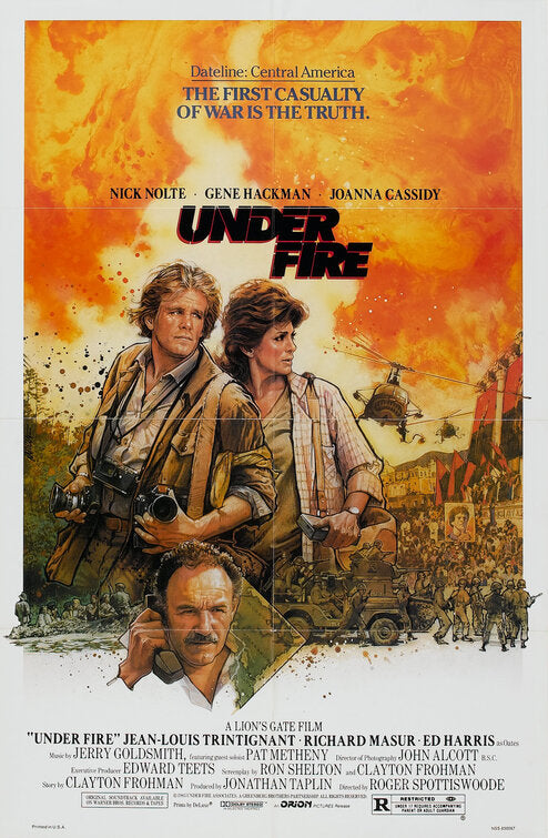 the movie poster: Under Fire (1983)