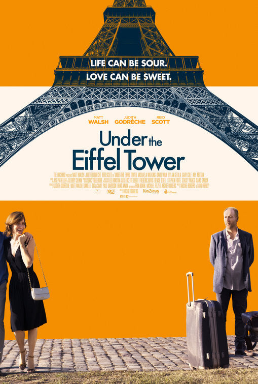 1000 piece jigsaw puzzle for the movie poster: Under the Eiffel Tower (2019)