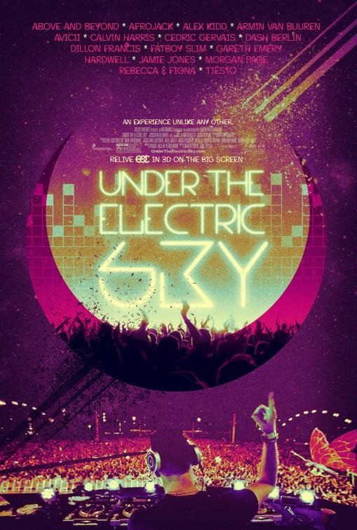 1000 piece jigsaw puzzle for the movie poster: Under the Electric Sky (2014) ver2