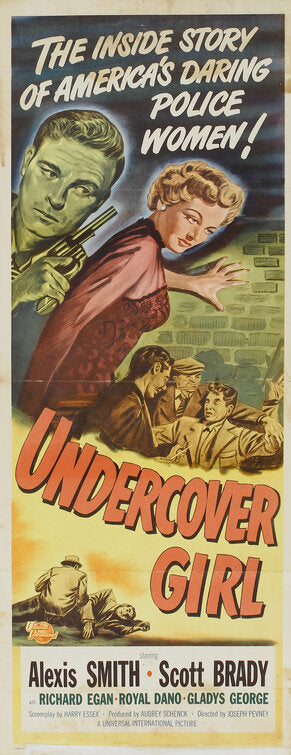 1000 piece jigsaw puzzle for the movie poster: Undercover Girl (1950) ver2
