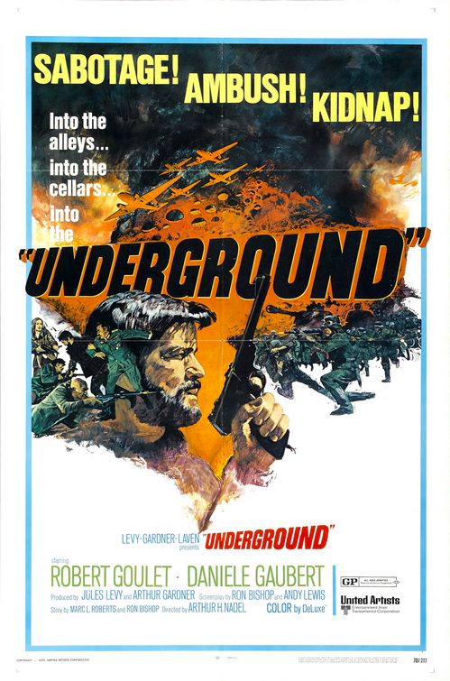 the movie poster: Underground (1970)