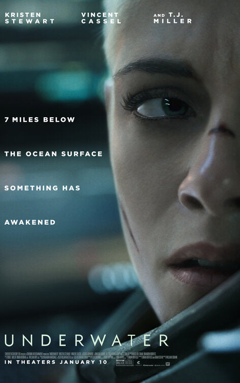 1000 piece jigsaw puzzle for the movie poster: Underwater (2020)