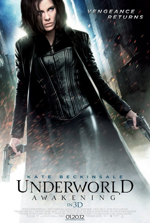 1000 piece jigsaw puzzle for the movie poster: Underworld: Awakening (2012) ver1