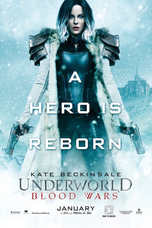 1000 piece jigsaw puzzle for the movie poster: Underworld: Blood Wars (2017) ver10